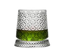 Générique Verre à whisky rotatif - 3,93 pouces à 360 degrés | Tasse à boisson en - Tasse rotative de style bar moderne, cadeau pour papa, vacances d'anniversaire, maison, bureau, boisson