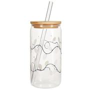 Générique Verre de Noël - Gobelet Étanche - Tasse Isotherme Voyage Noël Pour Boissons Glacées - Pour Cappuccino Thé Lait Soda Jus Eau Bière Boisson Cadeau Fête