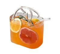 Générique Verres à Boire Design,770ML Forme Tote Verres à Boisson Originaux | Élégants | pour Enfant Famille Amis Bière Jus Boisson Thé Vase à Fleurs