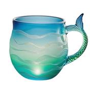 Générique Verres À Café Glacé - Poignée Queue De Sirène Art Moderne,Verres À Café Tasses À Boire Sirène - Pour Boissons Et Décoration Bureau Maison Restaurant Bar Adultes Fêtes