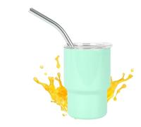 Générique Verres À Shooter - 90ml Tasses Mignonnes Avec Paille | Gourdes En Acier Inoxydable Isothermes Pour Boissons Chaudes Et Froides, Cadeaux Pour Fêtes Et Mariages