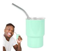 Générique Verres À Shooter,Gobelet Sublimable 90ml Avec Paille | Bouteilles Isothermes pour Boissons Chaudes et Froides, Idées Cadeaux Fêtes