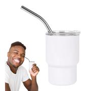 Générique Verres À Shooter | Gobelet Sublimable 90ml Avec Paille - Gourdes En Acier Inoxydable Isothermes Pour Boissons Chaudes Et Froides, Cadeaux Pour Fêtes Et Mariages
