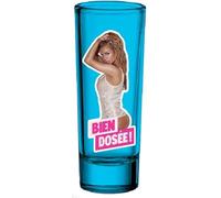 Générique Verres à Shot Sexy Humour Coquin - Illustrations Sexy, Idéal Soirée entre Amis, Accessoire Apéro Original, Idée Cadeau Enterrement Vie de Garçon (1 Verre, Bien Dosée !)