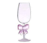 Générique Verres À Vin Rouge | Verres À Vin Rouge Cristallin À Longue Tige En Forme De Nœud Papillon,Décoration Réutilisable Pour Fêtes Anniversaire Mariage Restaurants Bars