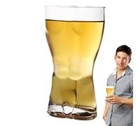 Générique Verres à vin Verres à corps - Grands verress à bière pour et femme | Ensemble de à pinte de pub robustes | en verre transparent pour bière, vin, cocktails, fêtes au bar à domicile