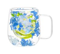Générique Verres avec double paroi Tasses isolantes à fleurs séchées