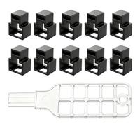 Générique Verrou Câble Ethernet | Cache-prise avec 1 clé | pour câble Ethernet RJ45 | pour laboratoire école domicile lieu travail salle de réunion routeur ordinateur portable bureau