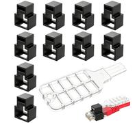 Générique Verrou Câble Ethernet | Protecteur de Prise avec 1 Clé | pour câble Ethernet RJ45 | pour laboratoire école domicile lieu travail salle de réunion routeur ordinateur portable bureau