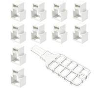 Générique Verrou de câble RJ45 | Cache-prise avec 1 clé | pour câble Ethernet RJ45 | pour laboratoire école domicile lieu travail salle de réunion routeur ordinateur portable bureau