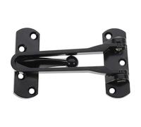 Générique Verrou de Porte à Barre Pivotante Noir en Alliage de Zinc Dispositif de Sécurité pour Porte Antivol Hôtel et Maison Pratique pour Protection Renforcée