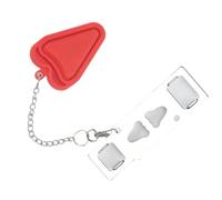Générique Verrou de Porte Portable Anti-Effraction Rouge Serrure de Sécurité pour Porte D’Entrée à Chaîne Compact pour Voyage Hôtel et Domicile Dispositif de Protection Garçon et Filles
