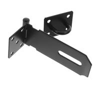 Générique Verrou de Porte Robuste à Moraillon en Acier Inoxydable 4 Pouces Verrou de Sécurité Compact pour Portes de Jardin Placards et Abris Moraillon Durable Installation Rapide Vis