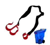 Générique Verrou de Poubelle Anti-Animaux Sangle de en Nylon du Couvercle | Sangles de Protection pour Poubelle pour Extérieur, Jardin, Patio, Pelouse, Balcon, Cour, Clôture, Parc, Chiens