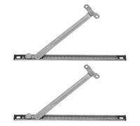 Générique Verrou de Sécurité pour Fenêtres Coulissantes Battants 304 Acier Inoxydable 10 Pouces Réglable sans Perçage 2 Pièces Dispositif de Protection pour Porte-fenêtre Patio