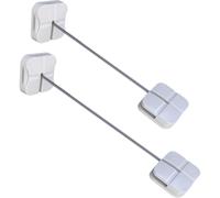 Générique Verrous de Sécurité Protection pour Tiroirs et Armoires Lot de 2 pour Porte de Placard Installation sans Perçage Garçon et Filles