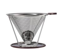Générique Verser sur un goutteur de café en acier inoxydable,verser sur un goutteur de café,Verser le en acier inoxydable | Filtre à réutilisable sans papier, versez sur la cafetière pour l' filtre c