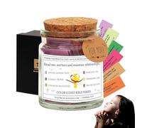 Générique Versets bibliques inspirants dans un pot,pot de versets bibliques, Pot d’espoir de prière des Écritures, Accessoires religieux, versets codés par couleur dans un, chrétien