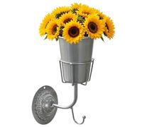 Générique Vertical Bloom Station, Wall Vase with Integrated Hook, 10.2 inches Space Saving Vessel, Indoor Plant Holder, Modern Decor with Style, Wall Organizer for Entryway and Bedroom