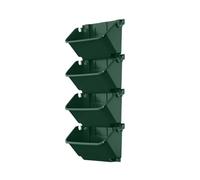 Générique Vertical Planter - PP Stacked Design, Self Watering Holder, Flood Drainage Ventilation | Breathable Root Growth, Strawberry Tower Planter, Garden Planting Pots for Patio, Porch, Balcony
