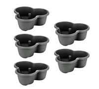 Générique Vertical Strawberry Pot Tower, Stackable Garden Planter System, Drainage Outdoor Plant Container, Space Saving Balcony Patio Grow Rack, Herb Vegetable Flower Gardening Set for Home