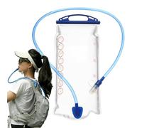 Générique Vessie À Eau pour Le Sac À Dos De Randonnée Pliable 2L Léger Sacs D'hydratation Portable De Fuite Flexible Poche Eau pour Vélo, Randonnée, Camping, Course À Pied, Escalade