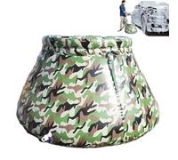 Générique Vessie de Stockage d'eau, récipient d'eau Pliable | Réservoir Pliable en Toile,Barreau de Pluie Portable à vessie de Grande capacité à Grande capacité pour Le Chantier de Construction