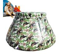 Générique Vessie de Stockage d'eau, récipient d'eau Pliable - Tank à Eau Pliable 100L,Vessie de Stockage de Grande capacité Barrel de Pluie Mous pour extérieur et soulagement de la sécheresse