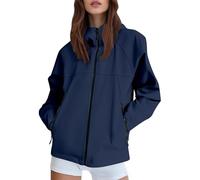 Générique Veste Bomber Femme,Femme Vestes De Motard Fine Manches Longues collège Sport Manteau Vêtements Décontractées pour Fitness Outdoor Automne et Hiver