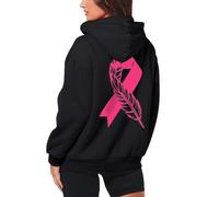 Générique Veste capuchonné dames octobre ruban rose sensibilisation cancer du sein, habit représentatif combat, symbolique rose
