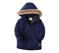 Générique Veste Chaude BéBé GarçOn,Enfants GarçOns Filles à Manches Longues VêTements d'hiver Chauds Patchwork Couleur Veste Manteau en Plein Air Trenchs LéGers pour Mode FéMinine
