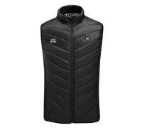 Générique Veste Chauffante Femmes zip, Gilet Chauffant Electrique USB, Vetement Chauffant Chaleur intelligente Réglages pour Moto Pêche Chasse Camping