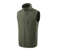 Générique Veste Chauffante Homme Travail Sans Batterie Gilet Chauffant Manteau Doudoune Femme Électrique USB Manche Zones De Chauffage 3 Niveaux Pour En Extérieur (Vert #1,M)