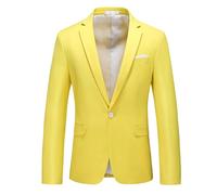 Générique Veste de Costume Homme Grande Taille, Veste de Costume décontractée pour Homme à Un Seul Bouton modèle élégant et Confortable pour Un Style Moderne et Polyvalent