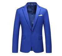 Générique Veste de Costume Homme Grande Taille, Veste de Costume décontractée pour Homme à Un Seul Bouton modèle élégant et Confortable pour Un Style Moderne et Polyvalent