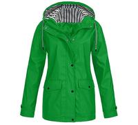 Générique Veste de Pluie Hommes Manteau Imperméable avec Capuche, Veste Femme imperméable Coupe-Vent léger Capuche Ajustable Longueur Urbaine Sportive Sortie Quotidienne Confortable Respirant