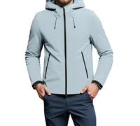 Générique Veste De Pluie pour Homme Veste Homme Mi Saison Imperméable, Veste Coupe-Vent légère pour Hommes décontractée Sport Plein air Aventure Quotidien imperméable Respirant Confortable