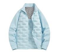 Générique Veste Doudoune Homme - Veste Homme Hiver Chaud Vestes d'hiver légères en Duvet pour Hommes pour Couples Isolation Thermique vêtements décontractés Manteau en Plumes (Sky Blue XS)
