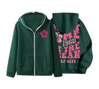 Générique Veste en Sweat Zippé Capuche pour Homme la mode Cordon de serrage Décontracté Manches Longues Sportswear avec Poche pour Affaires, Loisirs et Vacances Manteaux Poches Zippée Blouson Casual