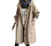 Générique Veste Femme Long Mi Saison Hiver Chasse D'intérieur Polaire Demi Imperméable À Capuche Manteau Kaki Courte Running Légère En Cuir Léopard Laine Manteaux