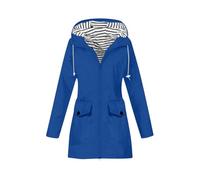 Générique Veste Femme Mi Saison Imperméable de Ski Petit Capuche Pluie Protection Hiver Coupe Imperméable Randonnée Poncho Velo Grande Impermeable Veste Pluie Femme L