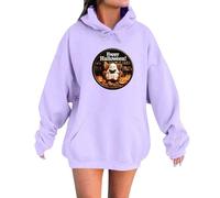 Générique Veste Femme Sweater T Shirt Halloween Tee Capuche Vetement Automne Pull Deguisement Sweat a Vêtements Sweats Costume Squelette Robe Probleme Resolu Sang