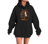 Générique Veste Halloween Femme Sweat-Shirt Costume Squelette Déguisement Citrouille Pull Orange Sweat The Pumpkin Spice Cafe Sweater Homme Zombie Haut Sweats Capuche Hoodie a Tee Shirt