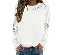 Générique Veste Halloween Femme Tee Shirt Probleme Resolu Sang Sweat Oversize Pull Orange a Capuche Vetement Automne Vêtements Hiver Robe Hoodie