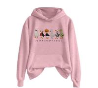 Générique Veste Halloween Tee Shirt Probleme Resolu Sang Femme Costume Vampire Pull Automne Hoodie Vetement Sweat Déguisement Rose Oversize T Deguisement Citrouille Tshirt