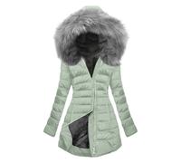 Générique Veste Hiver Femme Automne Running Doudoune Femme Blanche Anti-pluie Duvet Capuche Doudoune Long Parka Sport D'intérieur Winter Jacket Women Printemps Ski Elegant Manteau Laine Bouillie L