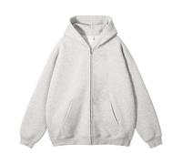 Générique Veste Homme Décontractée Chic à Capuche Fermeture Éclair avec Poches Blouson Longues Manches Uni Mode Polyvalent pour Travail Voyage Sport Randonnée Détente et Vie Quotidienne