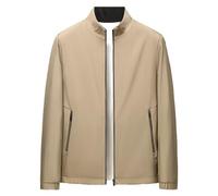 Générique Veste Homme Ete Legere, Veste d'aviation européenne pour Hommes Coupe Ample et Tendance Cardigan léger décontracté avec Fermeture éclair Confortable pour Un Usage Quotidien