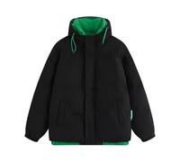 Générique Veste Homme Hiver Blousons Doux Mode Doudoune Chaud Épais Manche Longue Parka Décontracté Confortable Manteau Épaissir Thermique Classique Mes Commandes en Cours De Livraison Noir 3XL