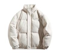 Générique Veste Homme Hiver Blousons Extérieure Zippé Doudoune Chaud Épais Manche Longue Parka Thermique Classique Décontracté Manteau Confortable Épaissir Mes Commandes Passées 01 Blanc XL